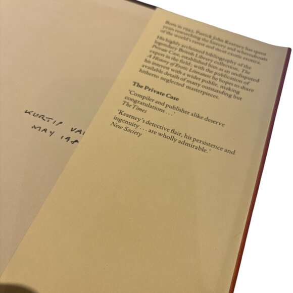 BOOK A History of Erotic Literature by Patrick J Kearney Hardcover 1982 - Picture 5 of 10